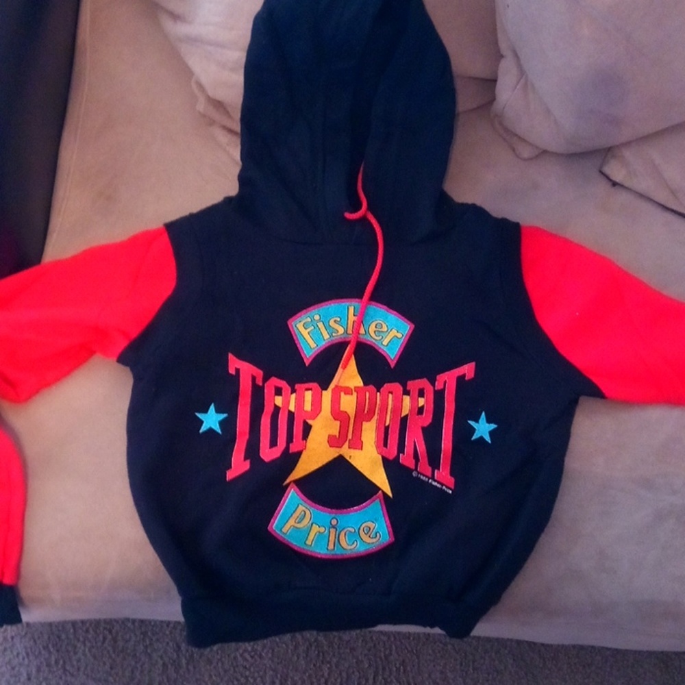 Vintage Fisher Price baby hoodie 1988
